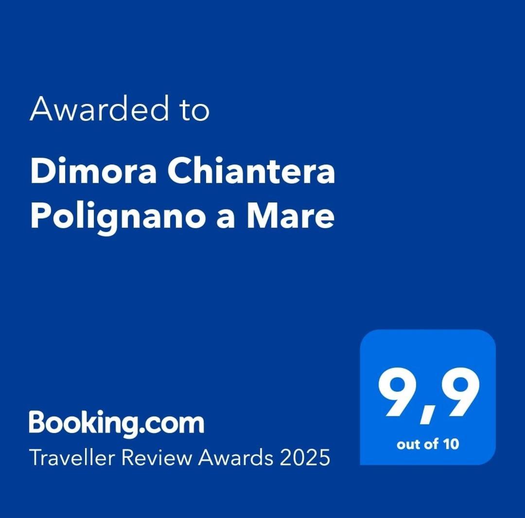 Апартаменты Dimora Chiantera Полиньяно-а-Маре Экстерьер фото